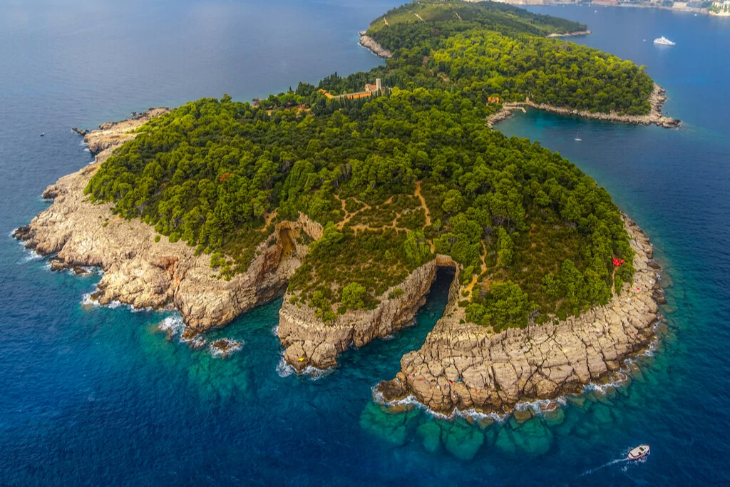 île de Lokrum parc naturel