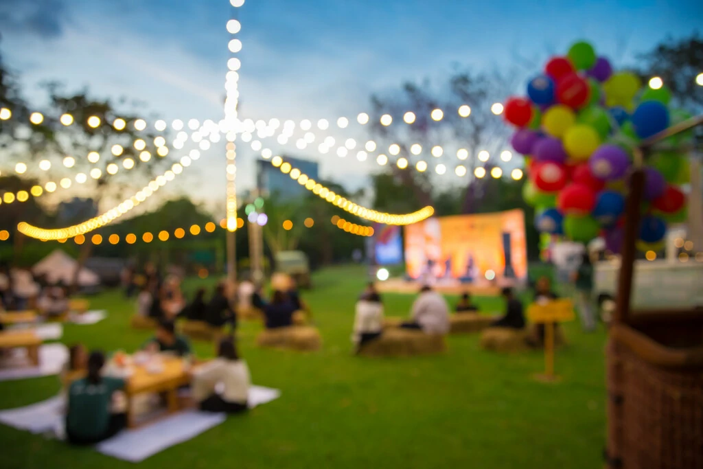 Activité dans un village de vacances