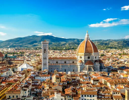 La ville de Florence et le Duomo