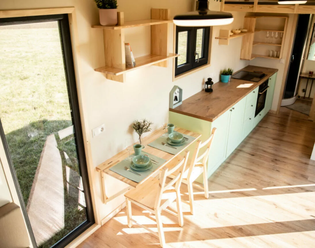 Intérieur cosy tiny house