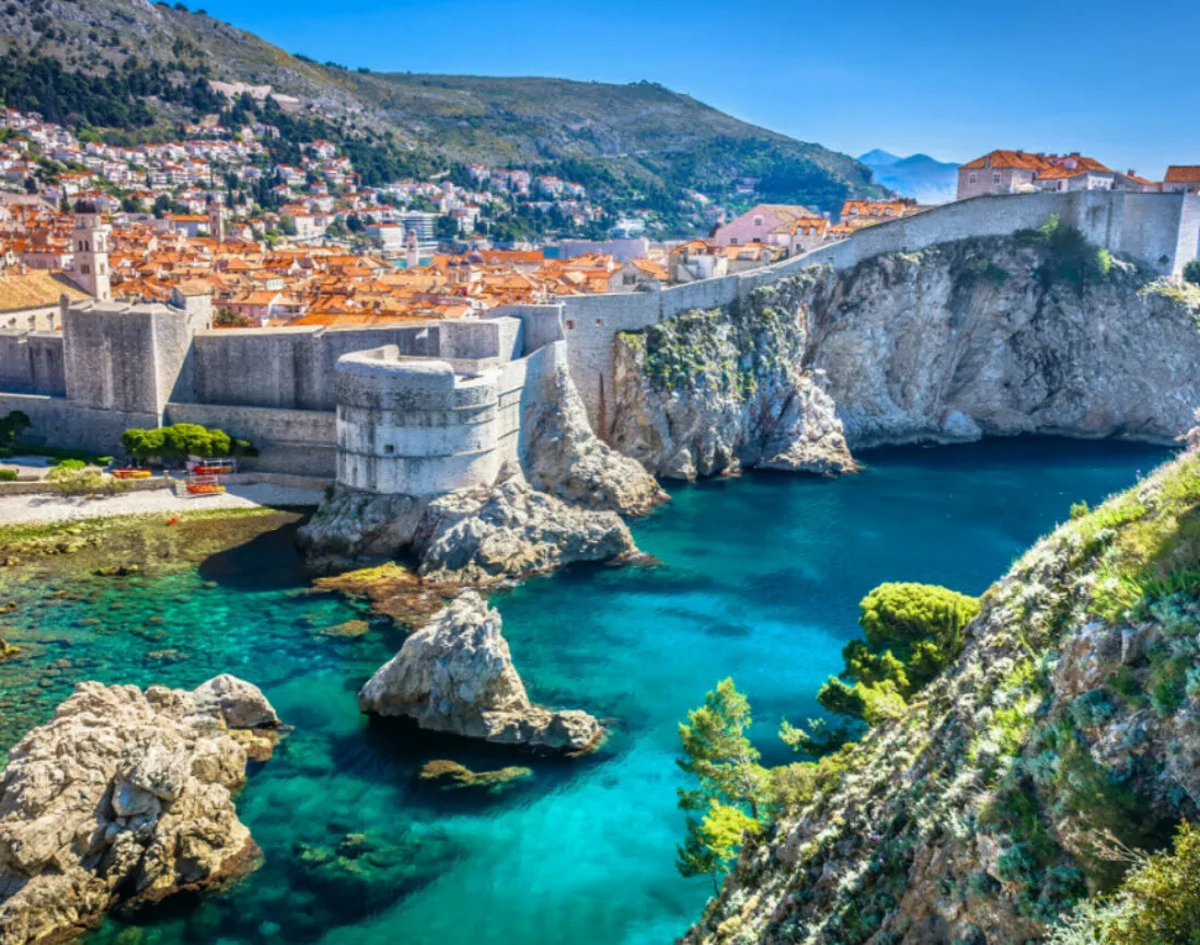 Vue aérienne Dubrovnik