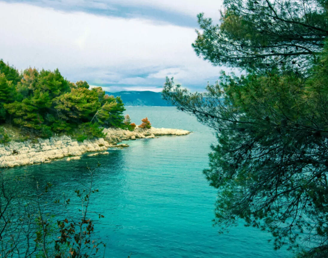 côte à Rabac en Istrie